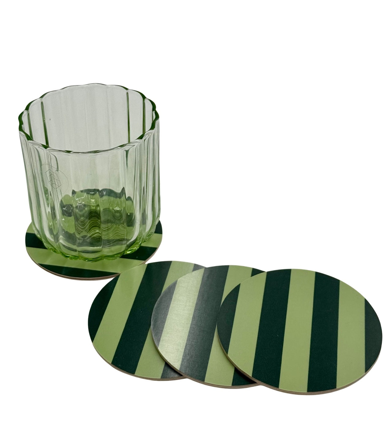 Glasunderlägg – Forest Stripe