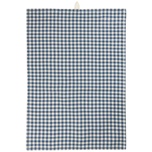 Kökshanduk blåvit rutig