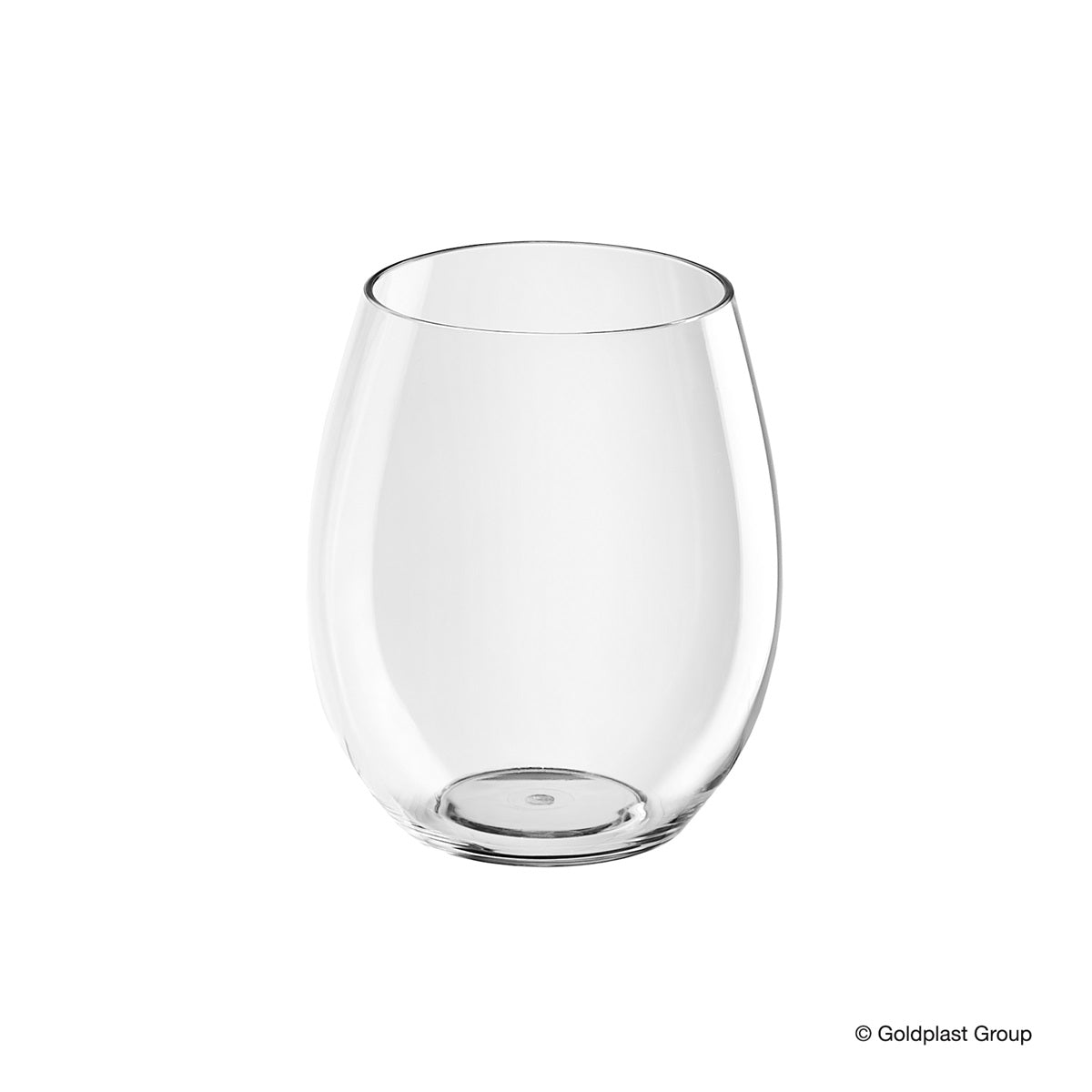 Kupat plastglas i klar BPA-fri plast – stilren design och tålig funktion