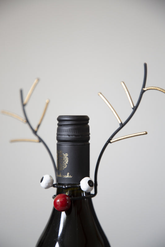 Flaskdekoration Ren