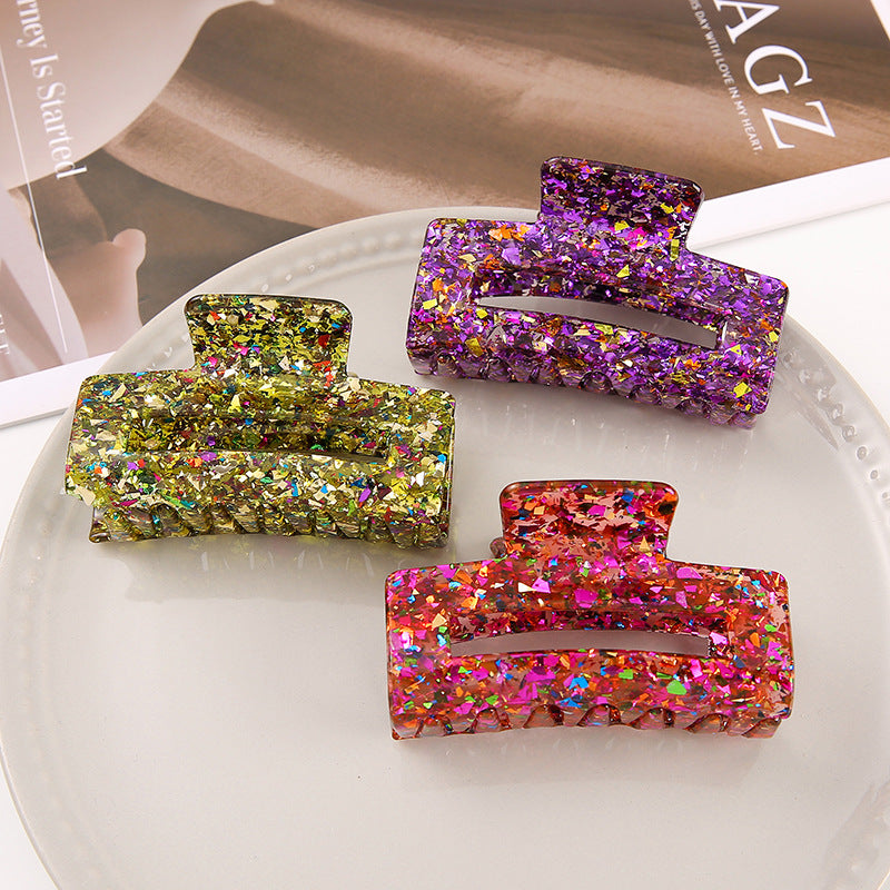 Hårklämma glitter