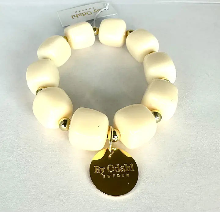 Armband med marmorerade pärlor