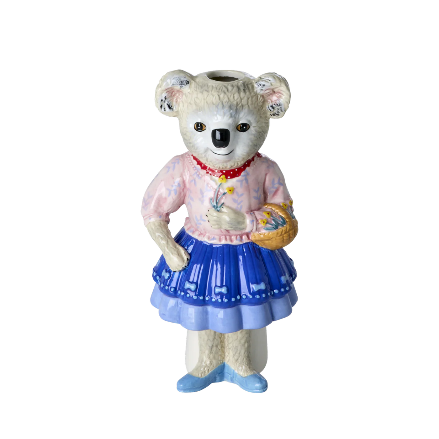 Vas i keramik formad som en koala, Nathalie Lété-design.