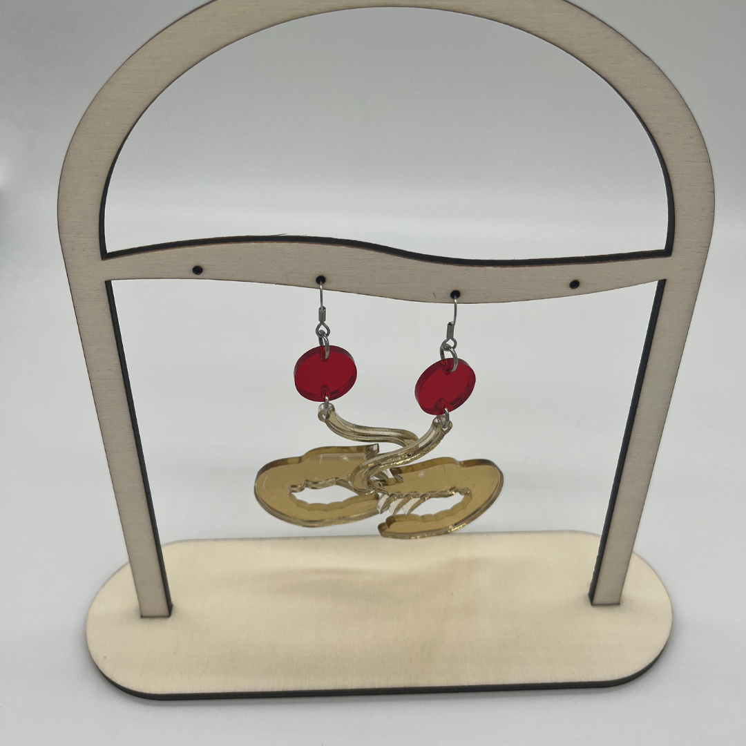 Havsinspirerade Örhängen - Räka