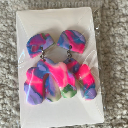 Handgjorda örhängen - Moln