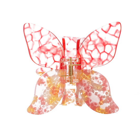 Hårklämma - Fjäril Stor