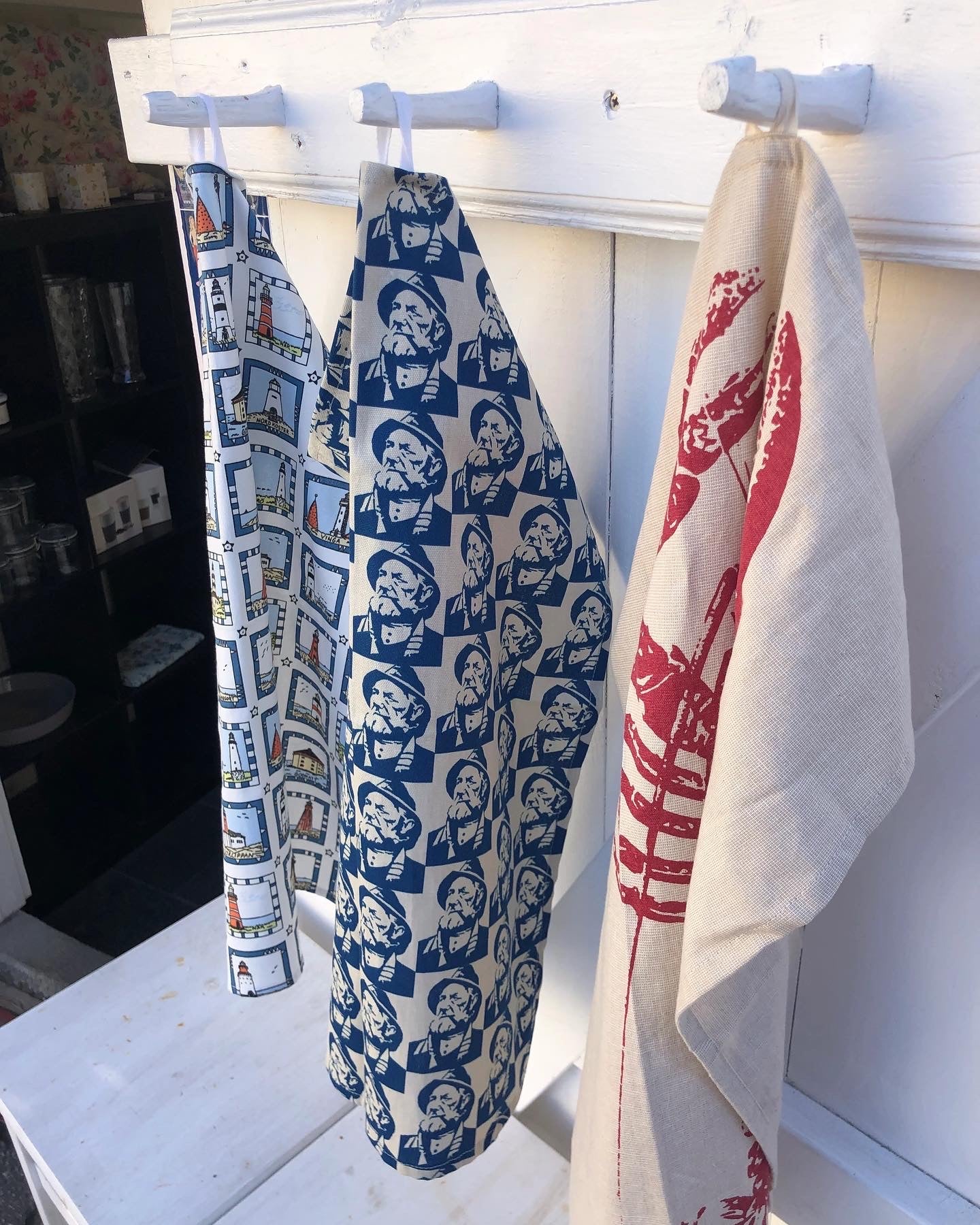 Fiskargubben förkläde + handduk