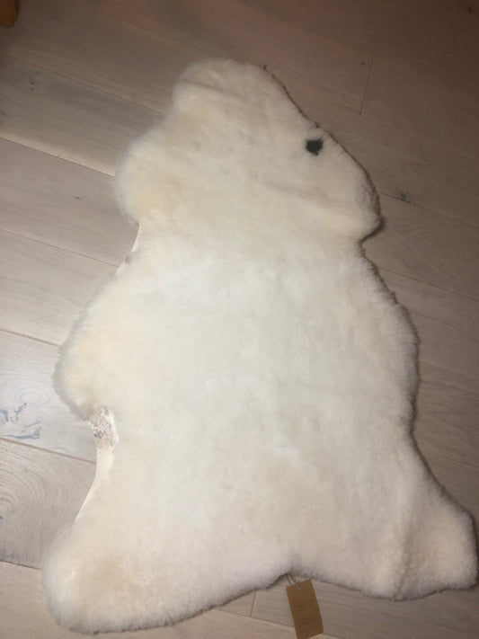 Svenskt lammskinn - vitt