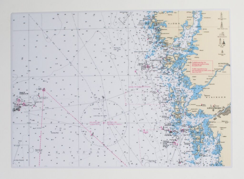 Merikarttatabletti Bohuslän 4 kpl