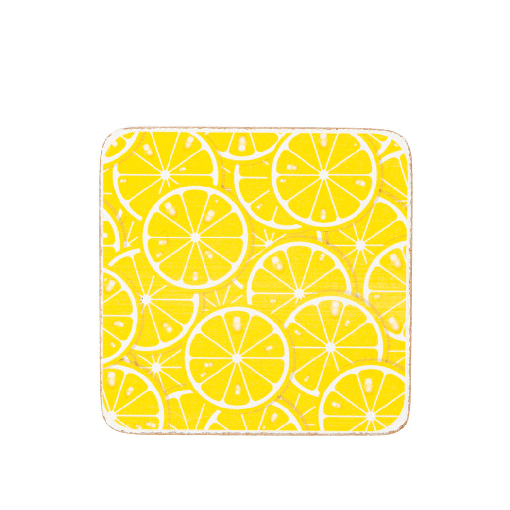 Glasunderlägg “Sommar” – 6-pack i presentförpackning