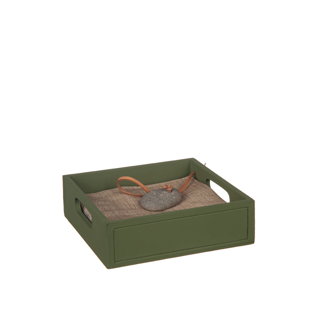 Servietstativ med sten