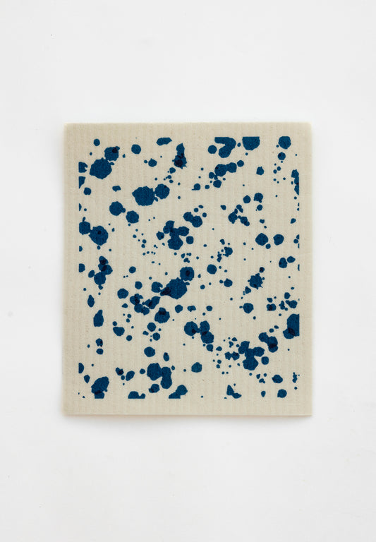Disktrasa blått mönster Indigo Splash