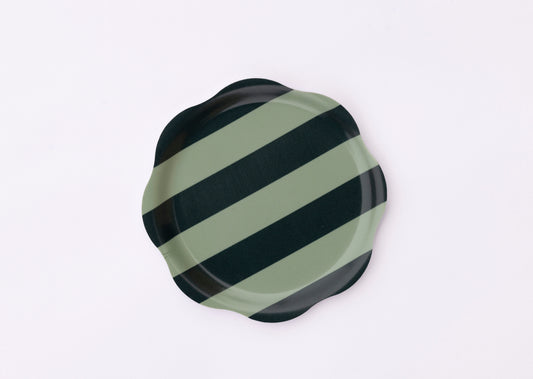 Flaskunderlägg Forest Stripe Flora grön design