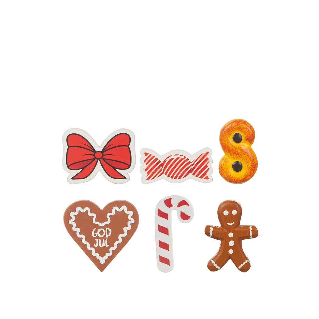 Kylskåpsmagneter - Julmotiv