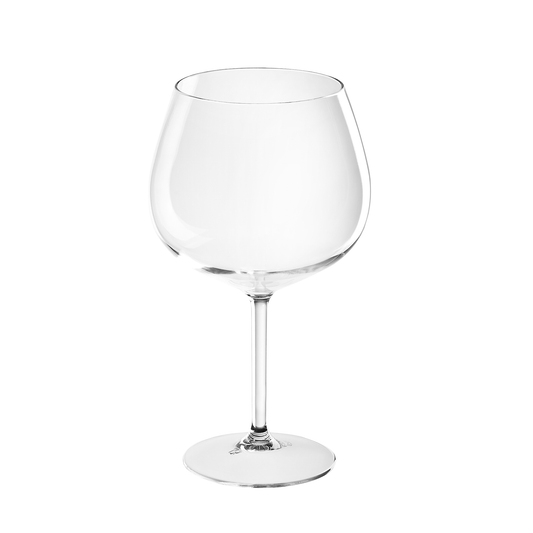 Okrossbart gin & tonic-glas i klar BPA-fri Tritan med stor kupa och elegant fot, 30 cl.