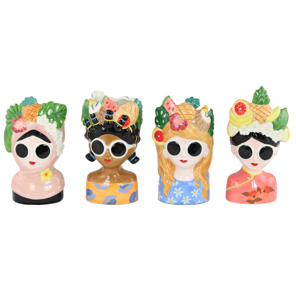 Ansiktskruka med frukt & blommor – flera varianter