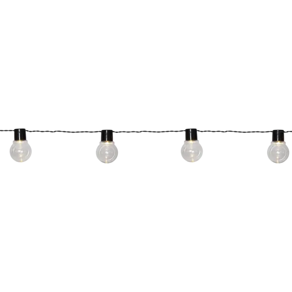 Solcellsslinga Glödlampa – 10 LED