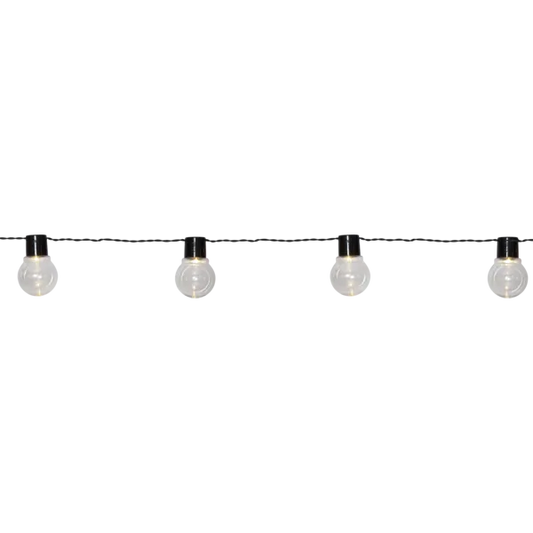 Solcellsslinga Glödlampa – 10 LED