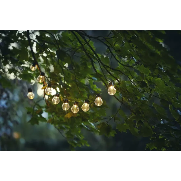 Solcellsslinga Glödlampa – 10 LED
