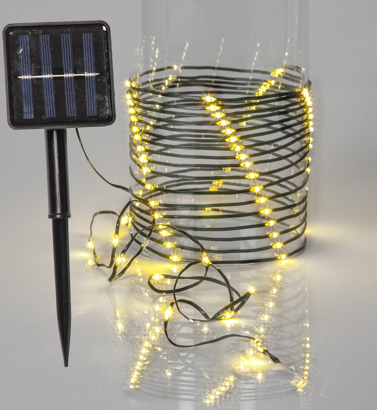 Solcellsslinga 100 LED – varmvit