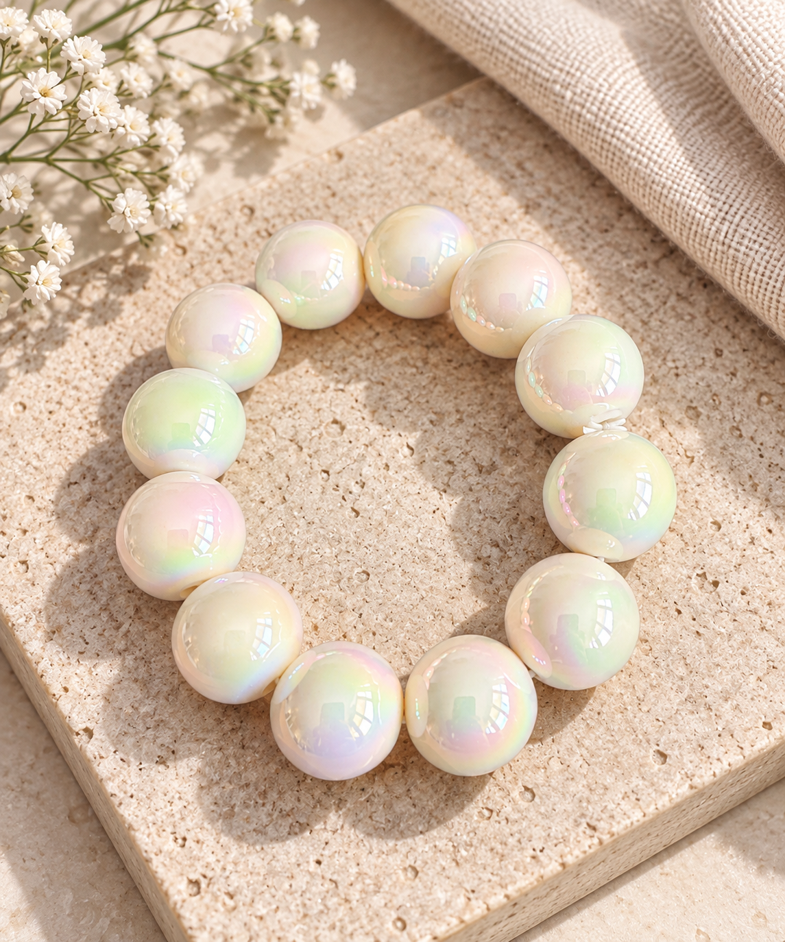 Armband – Stora pärlor