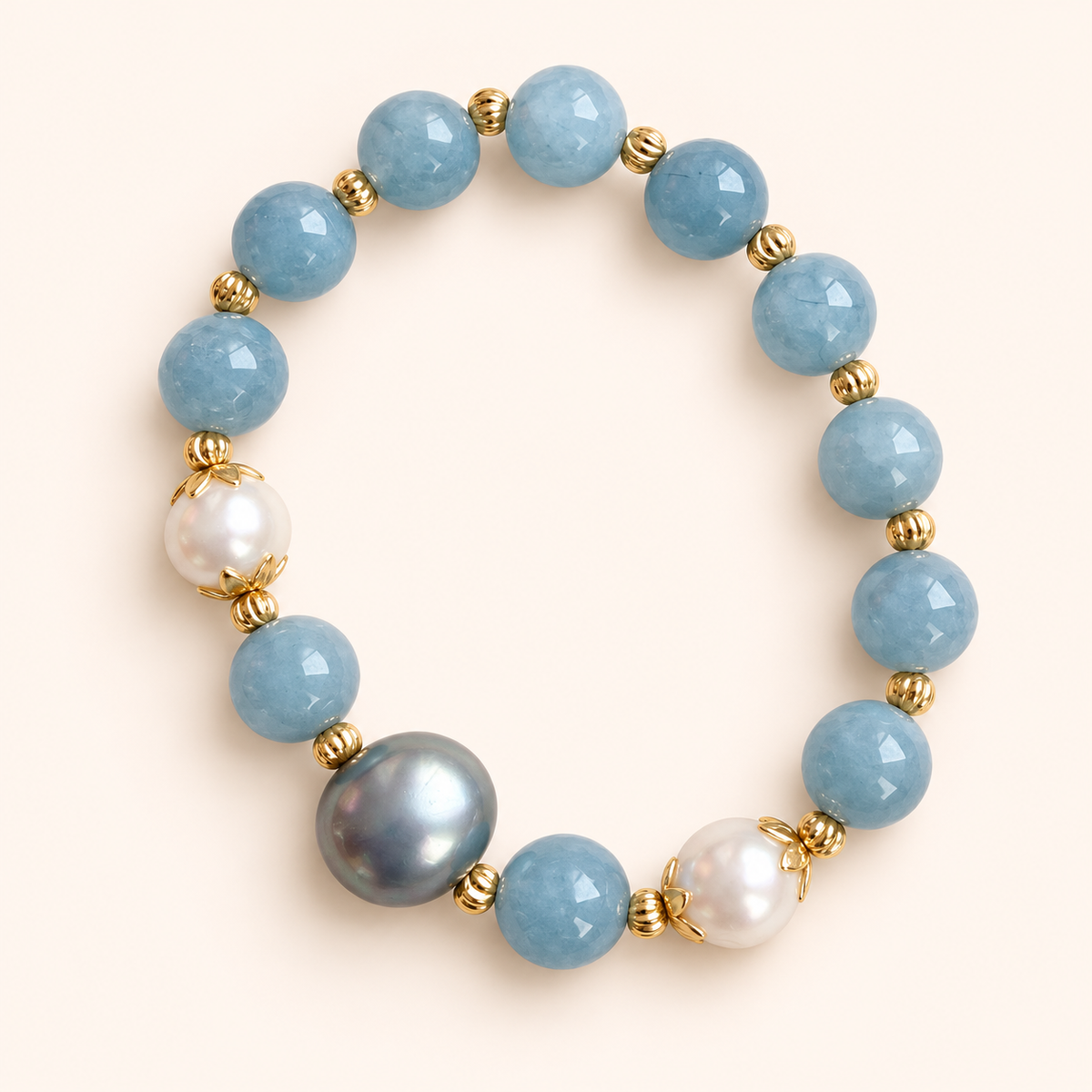 Pearl Mix – Armband med färgade pärlor