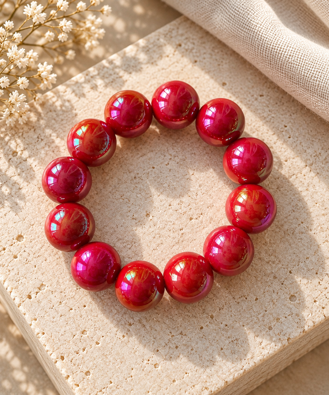 Armband – Stora pärlor