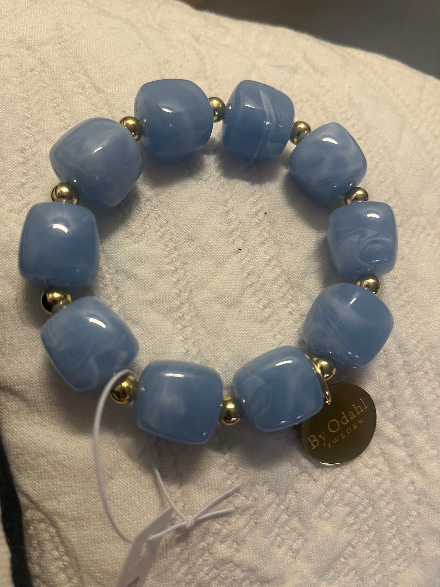 Armband med marmorerade pärlor