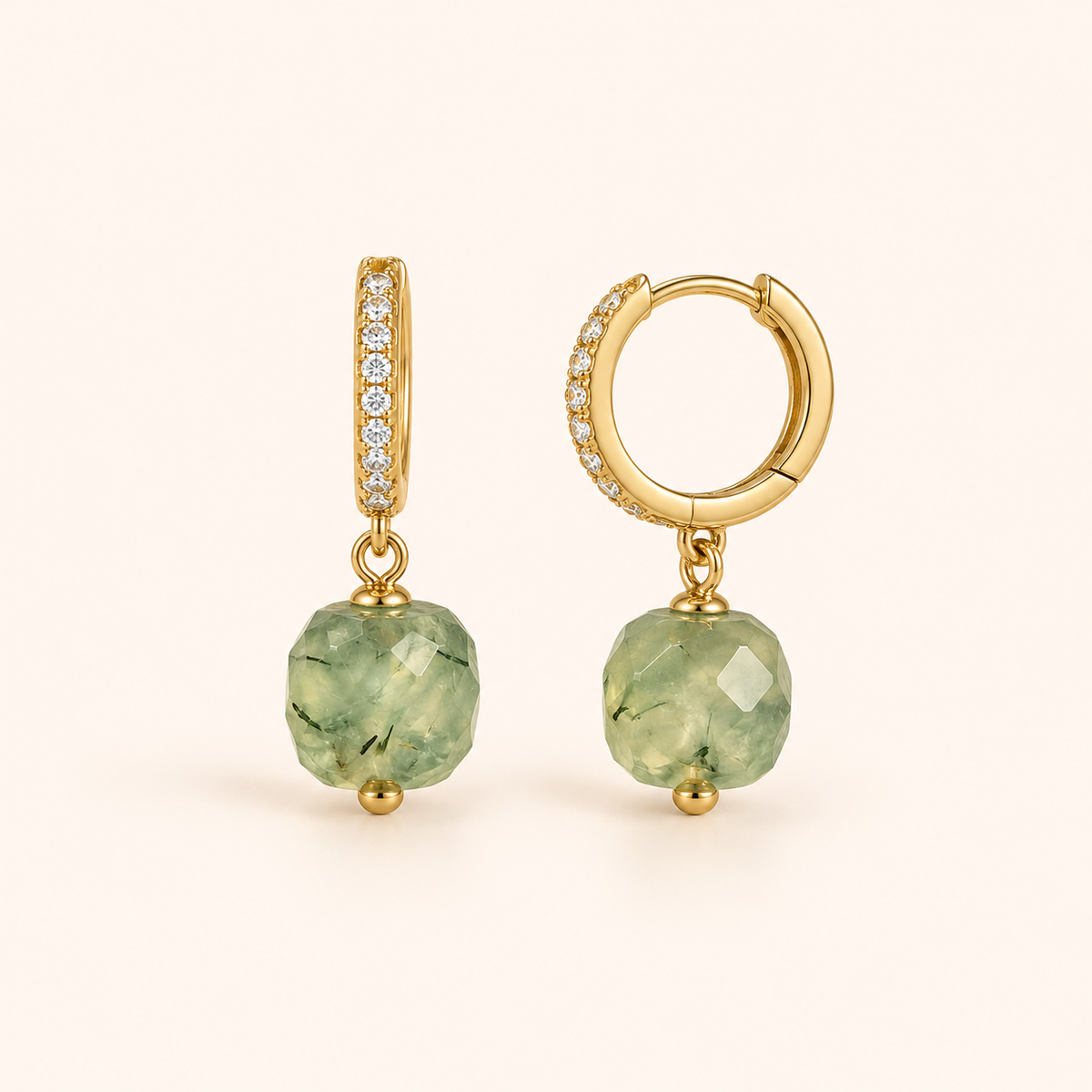 Gem Drop – Örhängen med natursten