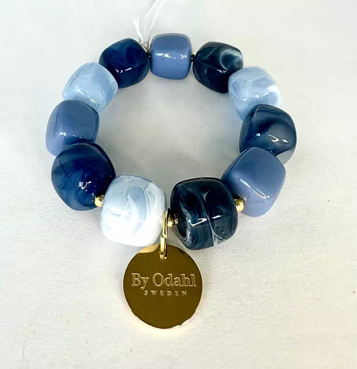 Armband med marmorerade pärlor