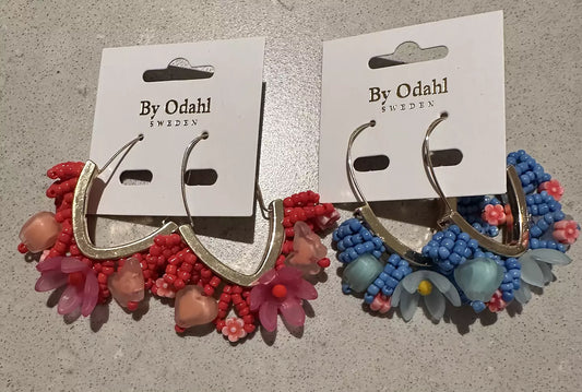 Örhängen Blommor och pärlor