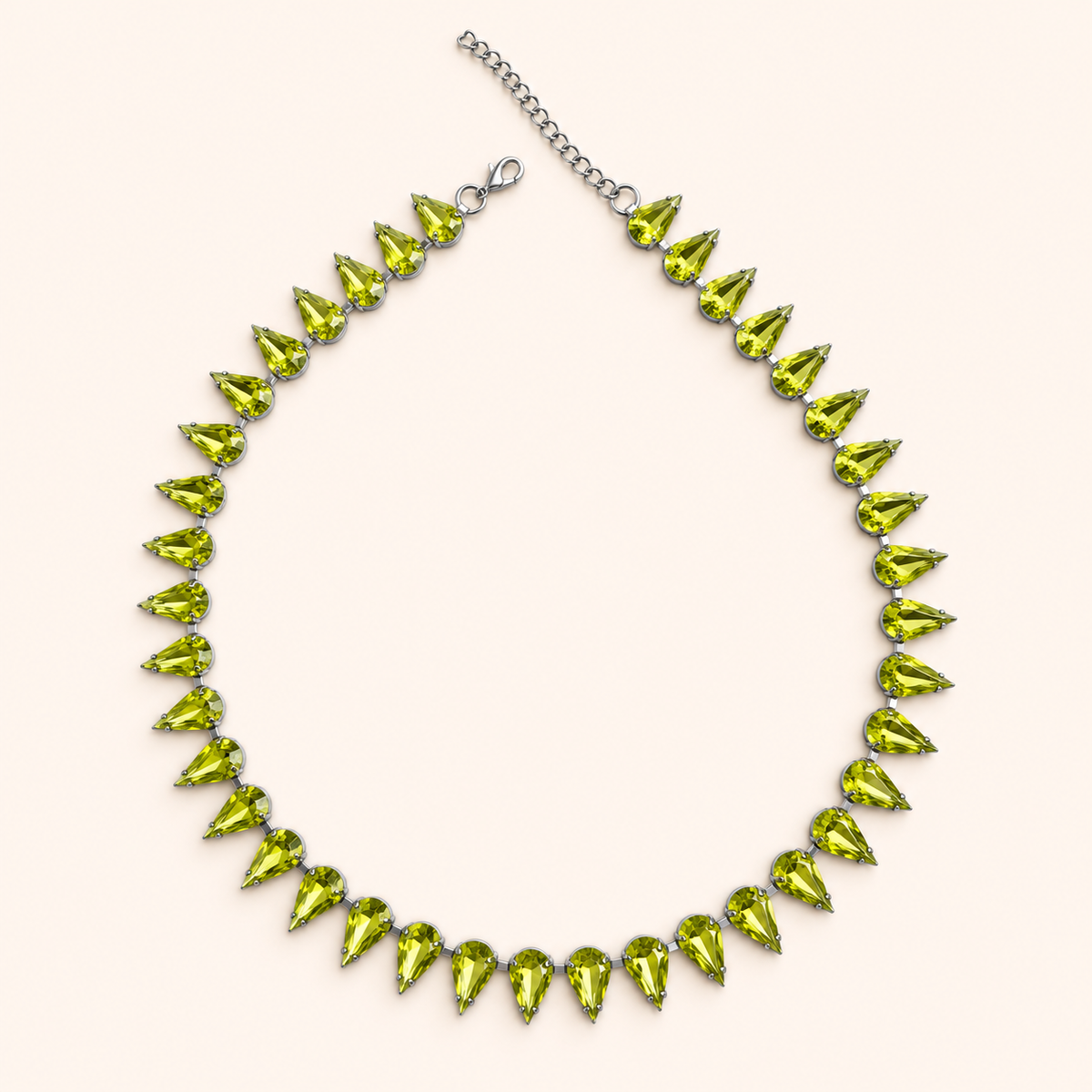 Prisma – Halsband med droppformade stenar