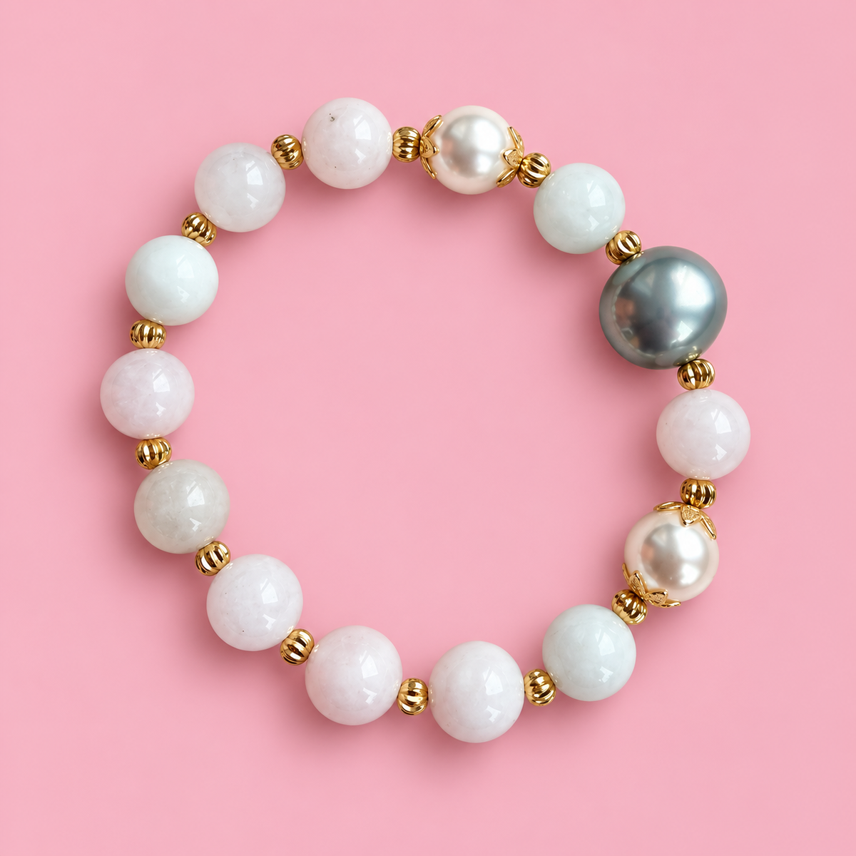 Pearl Mix – Armband med färgade pärlor