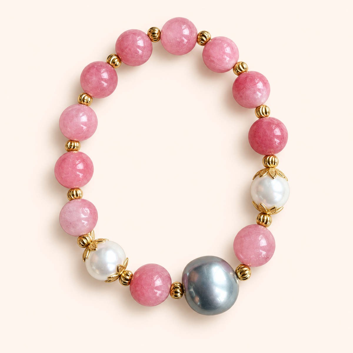 Pearl Mix – Armband med färgade pärlor