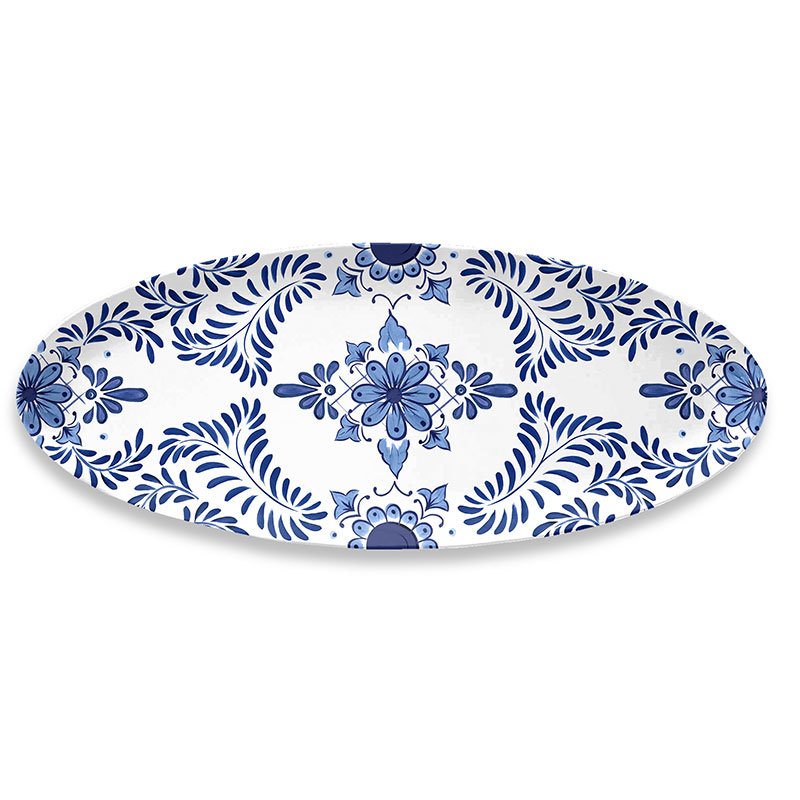 Santorini - Oval bricka