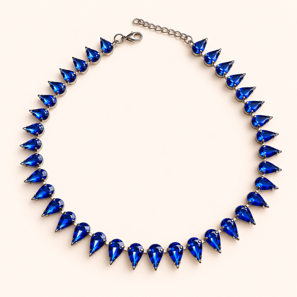 Prisma – Halsband med droppformade stenar