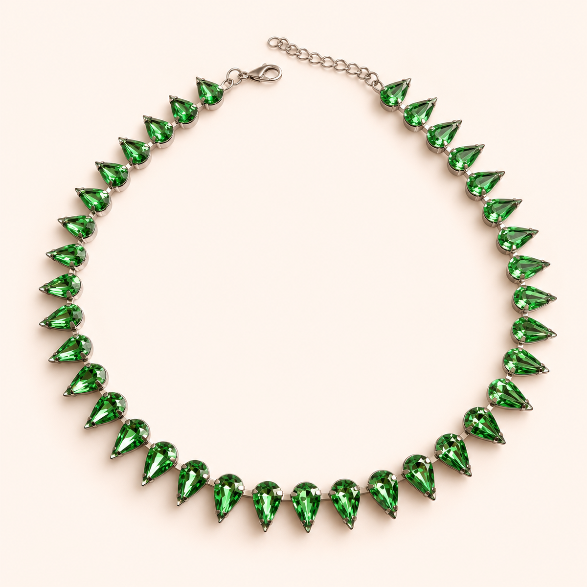 Prisma – Halsband med droppformade stenar