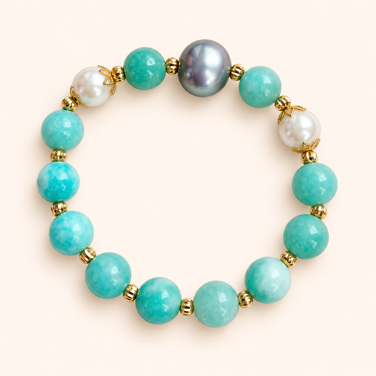 Pearl Mix – Armband med färgade pärlor