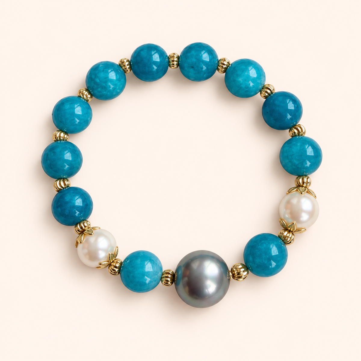 Pearl Mix – Armband med färgade pärlor
