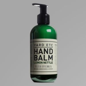 Burk med Hand Balm Lemon Nettle från YARD ETC, 250 ml, med frisk doft av citronmeliss.